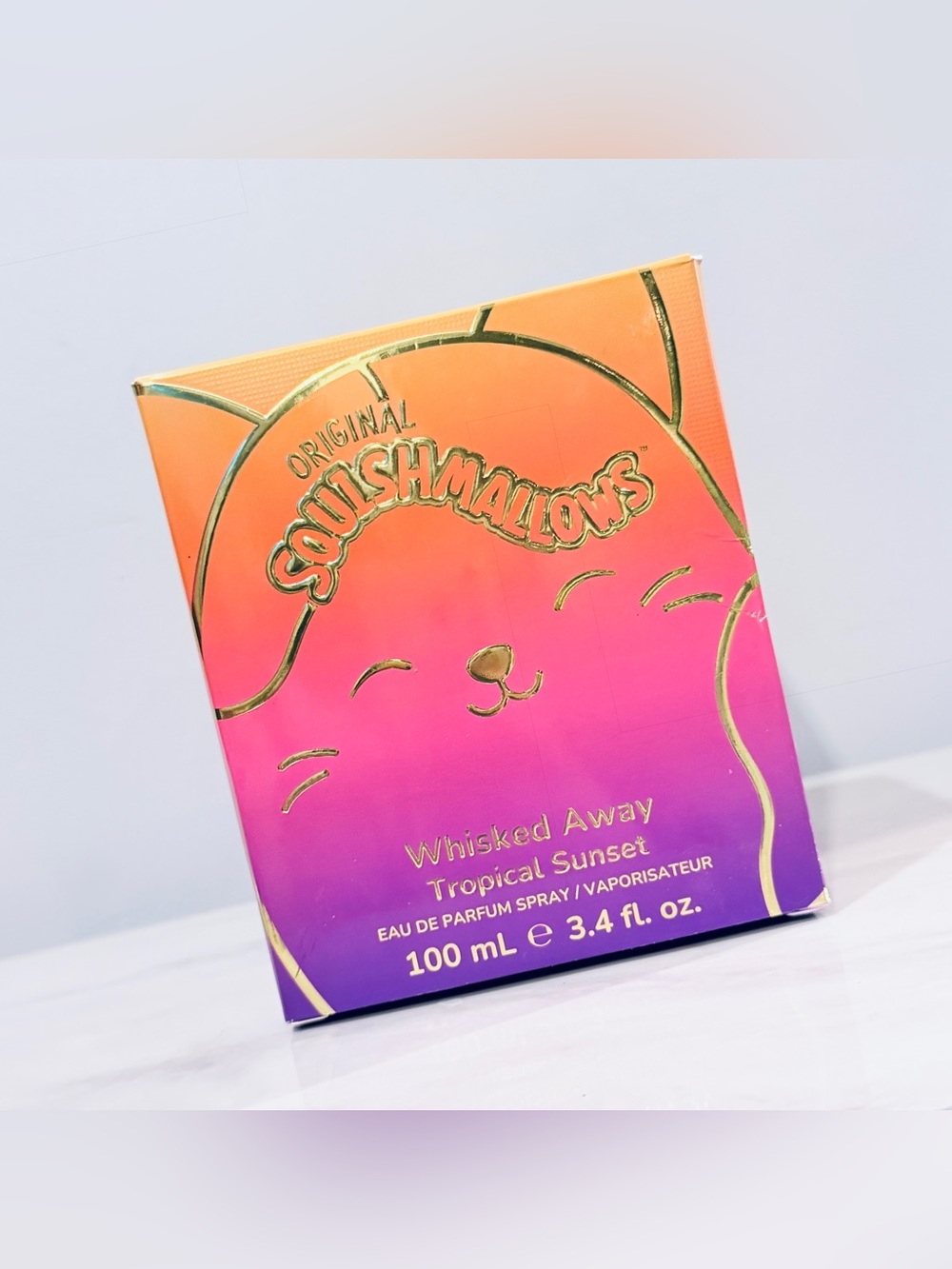 Squishmallows Whisked Away Tropical Sunset Eau de Parfum 3.4 fl oz - BOX ONLY